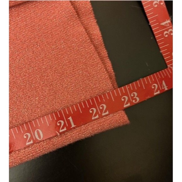 Vintage Y2K Bebe M Glitter stretch ribbed Henley blouse fitted sweater top - Picture 8 of 8